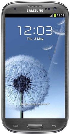Смартфон Samsung Galaxy S3 GT-I9300 16Gb Titanium grey - Зеленоград